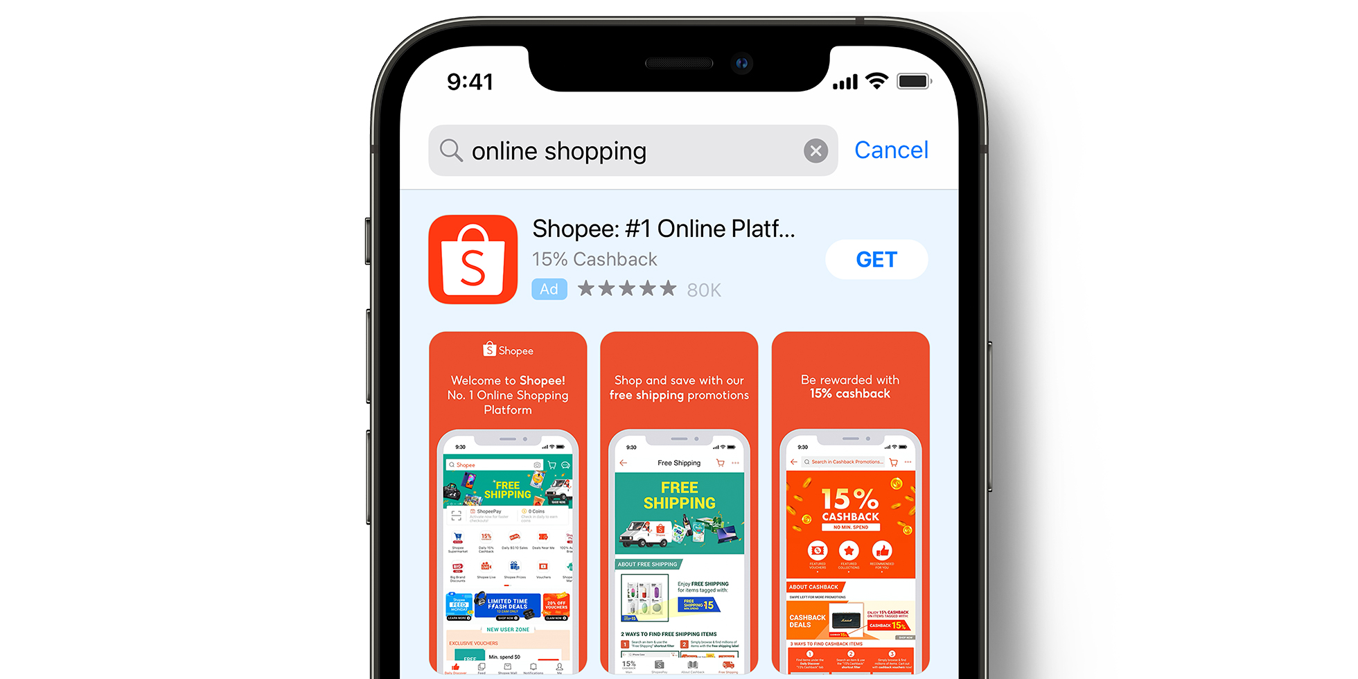 Shopee en el App Store
