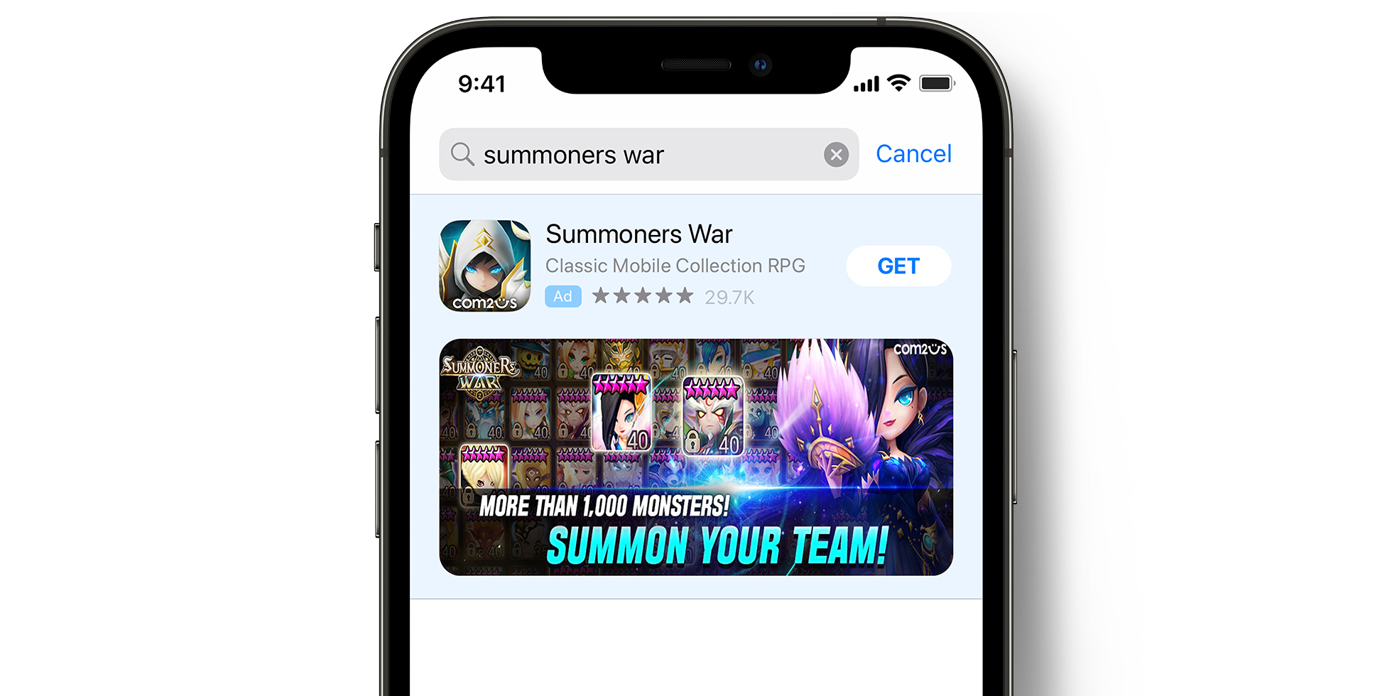 Summoners War dans l’App Store