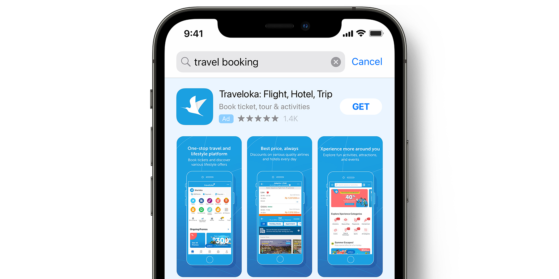 Traveloka sull’App Store